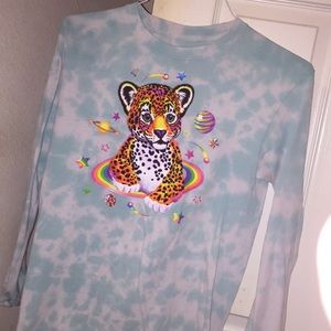 Lisa Frank space cheetah long sleeve